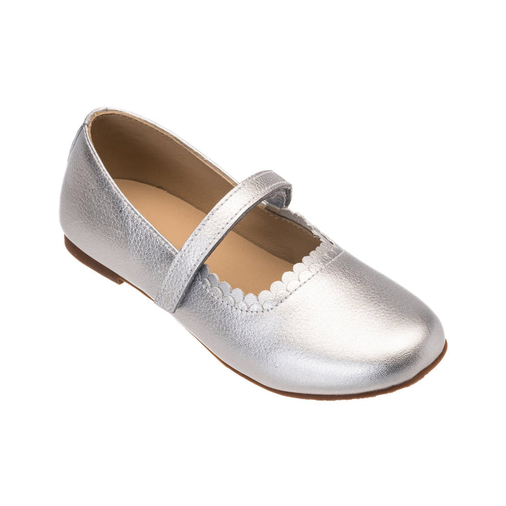 ELEPHANTITO BEBE NIÑA ZAPATO ARIA FLAT SILVER