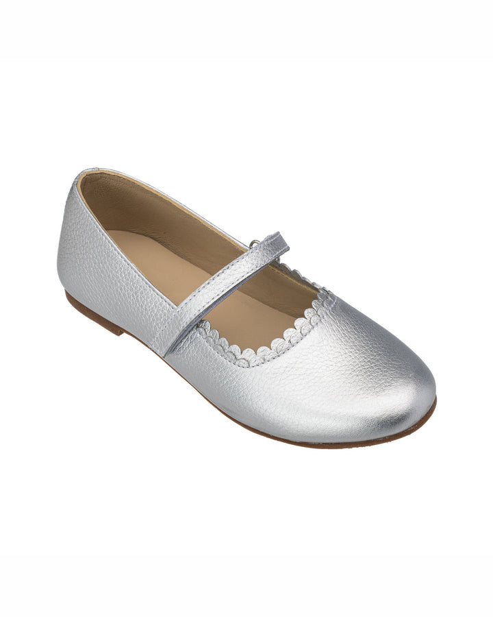 ELEPHANTITO NIÑA ZAPATO ARIA FLAT SILVER