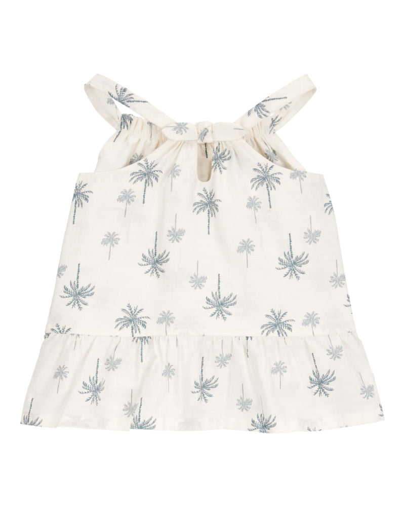 CARTERS NIÑA CONJ. DE SHORT IVORY PALM