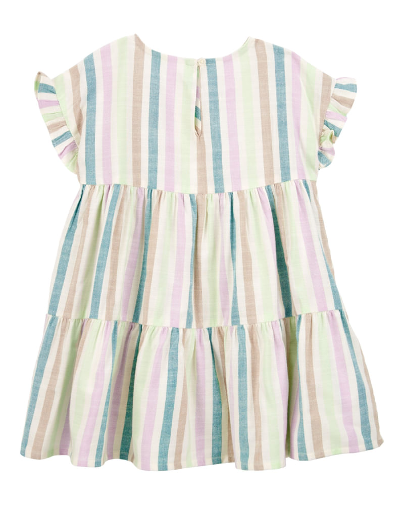 CARTERS NIÑA VESTIDO MULTI STRIPE