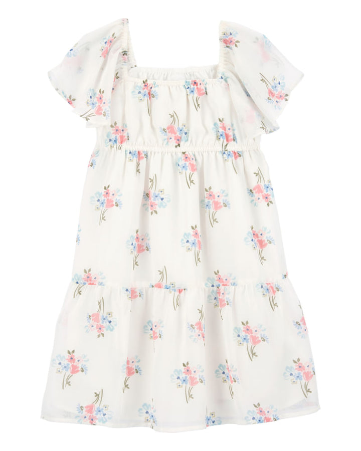CARTERS NIÑA VESTIDO IVORY FLORAL