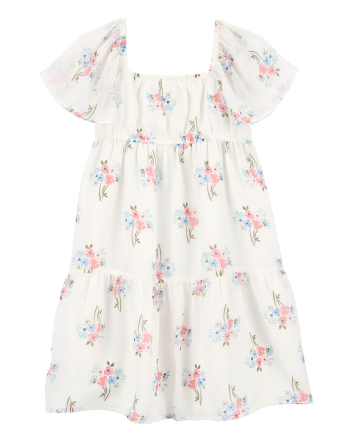 CARTERS NIÑA VESTIDO IVORY FLORAL