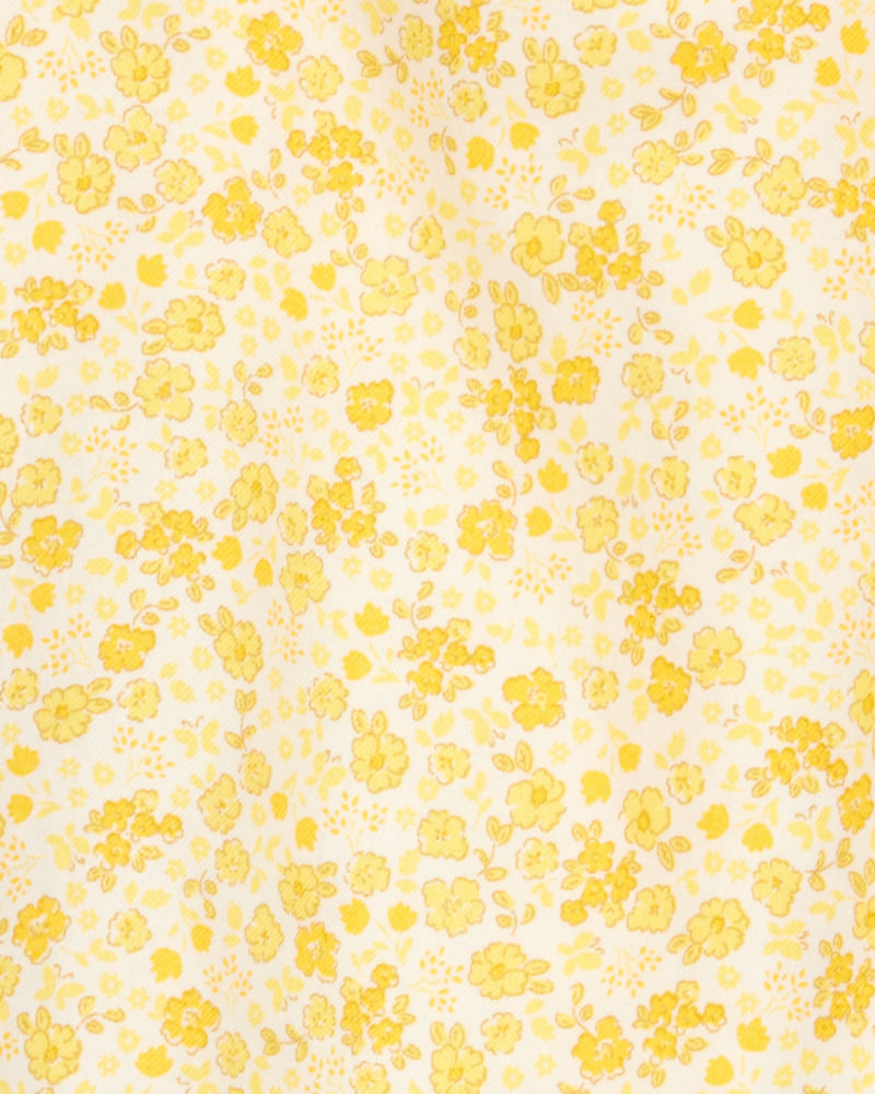 CARTERS NIÑA CONJ. DE SHORT YELLOW FLORAL