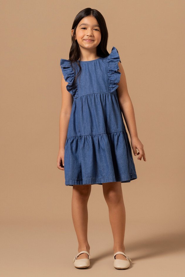 BUGBEE NIÑA VESTIDO DENIM