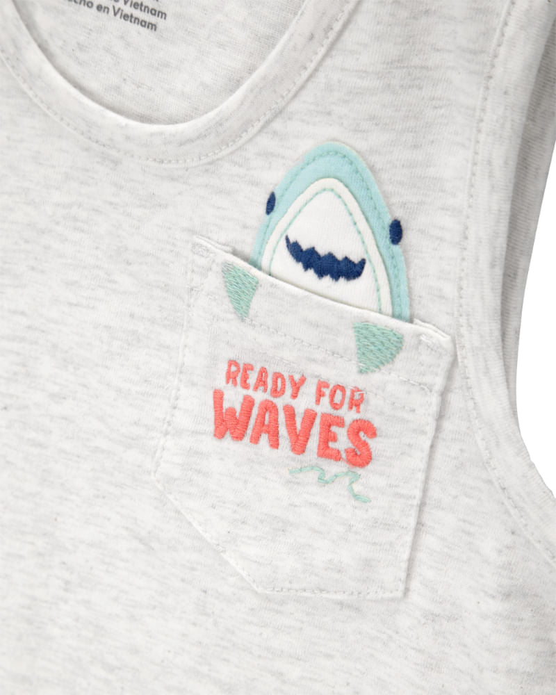 CARTERS BEBE NIÑO CONJ. DE SHORT MULTICOLOR