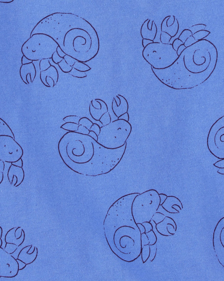 CARTERS BEBE NIÑO ROMPER BLUE