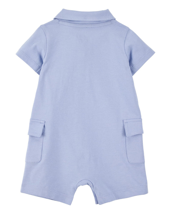 CARTERS BEBE NIÑO ROMPER BLUE