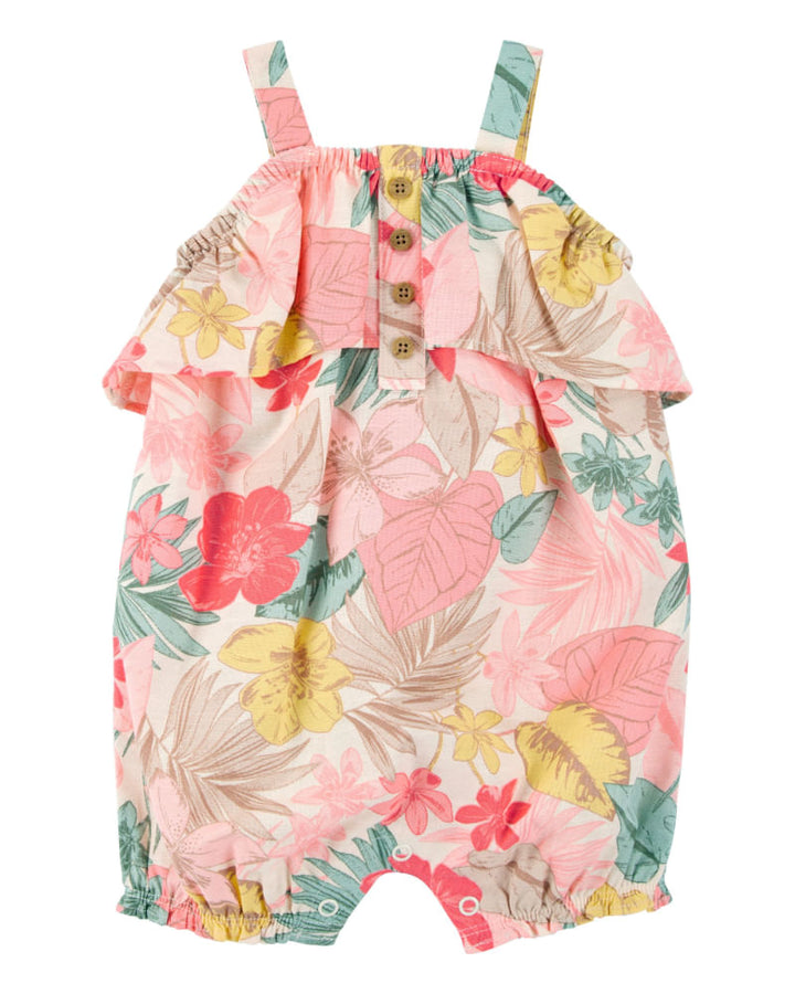 CARTERS BEBE NIÑA ROMPER PRINT