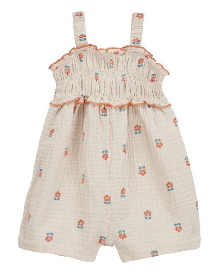 CARTERS BEBE NIÑA ROMPER KHAKI