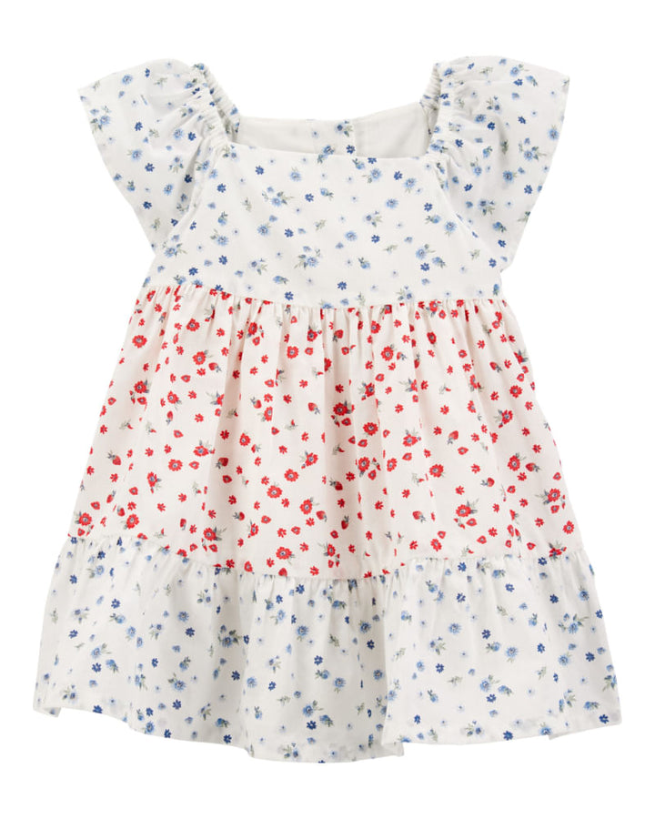 OSHKOSH BEBE NIÑA VESTIDO WHITE