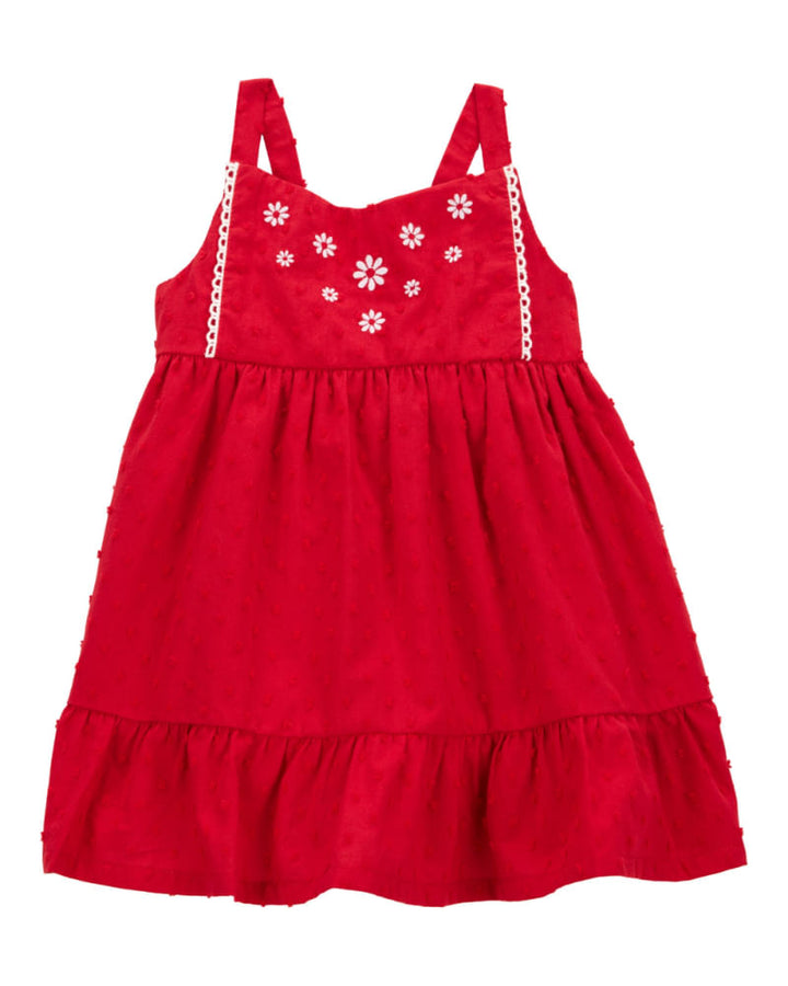 OSHKOSH BEBE NIÑA VESTIDO RED