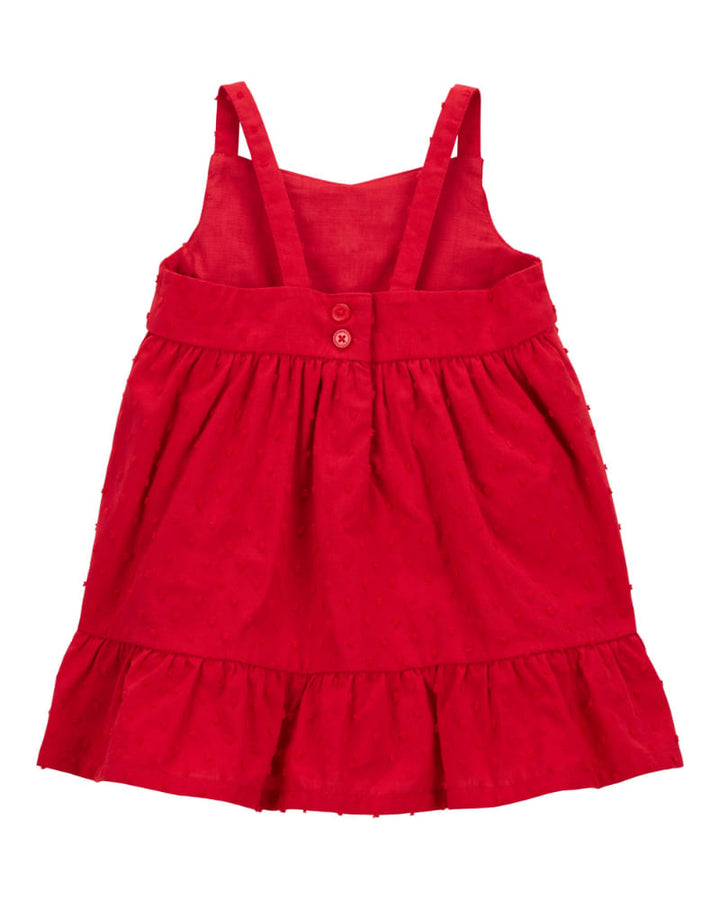 OSHKOSH BEBE NIÑA VESTIDO RED