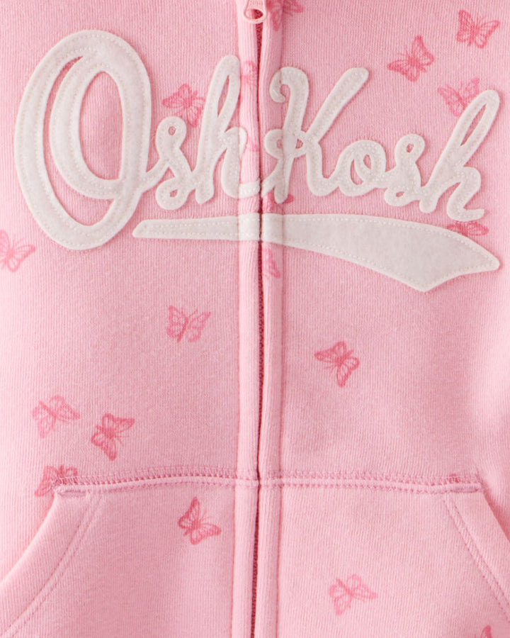 OSHKOSH NIÑA ABRIGO TG LOGO PINK