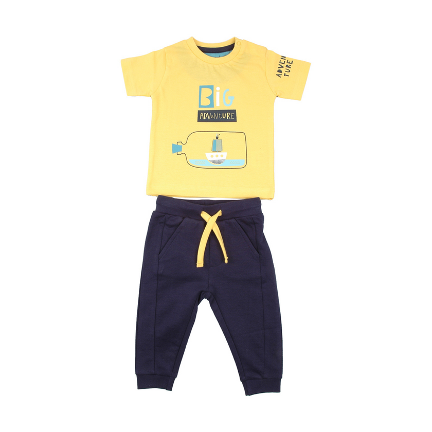 BABY BOL NIÑO CONJUNTO 2PK AMARILLO