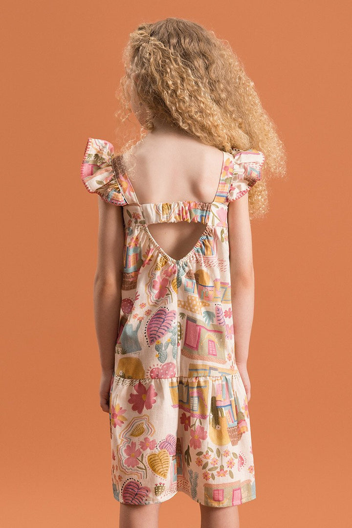 BUGBEE NIÑA VESTIDO MARRON