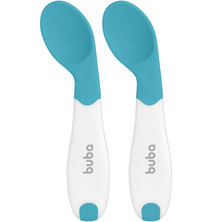BUBA CUCHARAS DE ENTRENAMIENTO TERMOSENSIBLES 2PCS AZUL