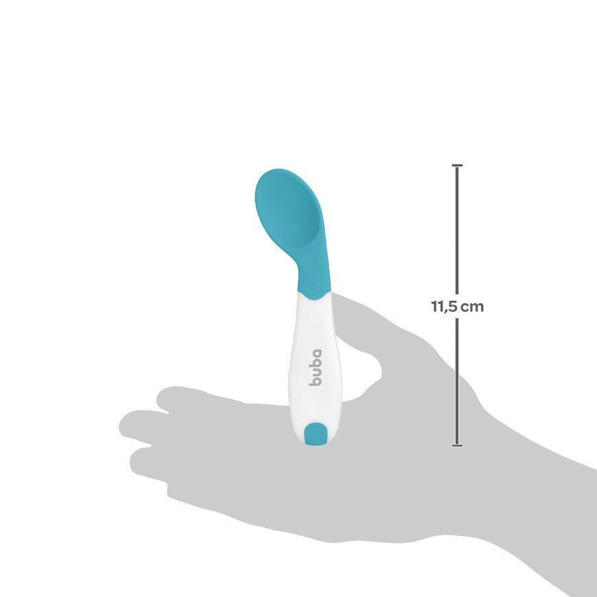 BUBA CUCHARAS DE ENTRENAMIENTO TERMOSENSIBLES 2PCS AZUL