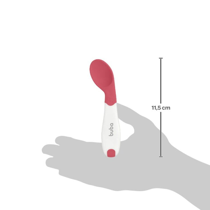 BUBA CUCHARAS DE ENTRENAMIENTO TERMOSENSIBLES 2PCS ROSA