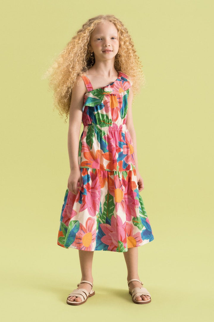 BUGBEE NIÑA VESTIDO FLORAL