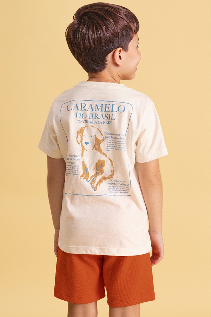 BUGBEE NIÑO CONJ. DE SHORT BEIGE