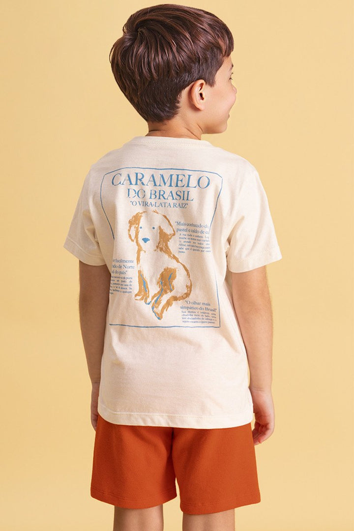 BUGBEE NIÑO CONJ. DE SHORT BEIGE