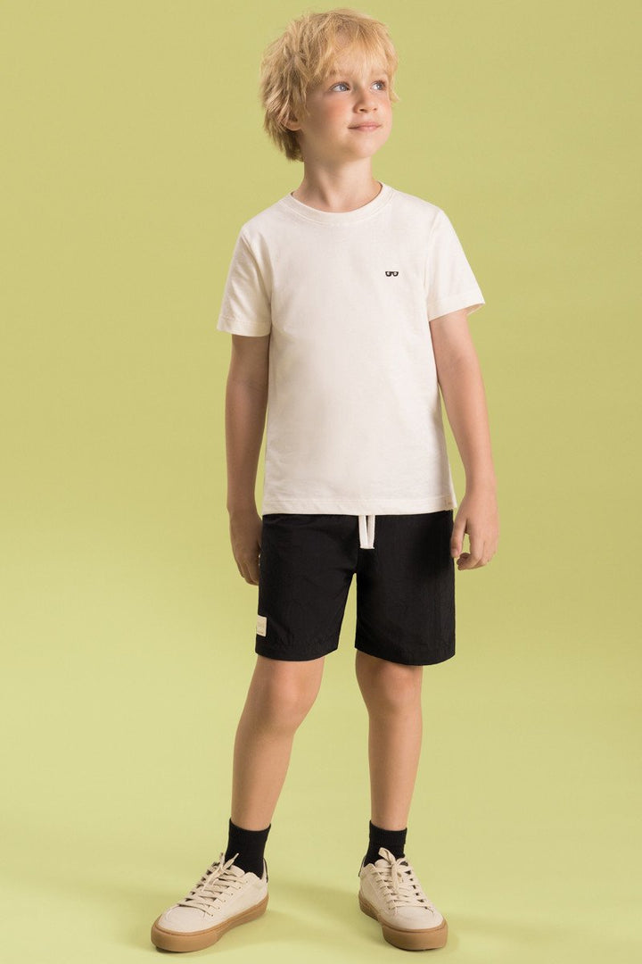 BUGBEE NIÑO CONJ. DE SHORT BEIGE