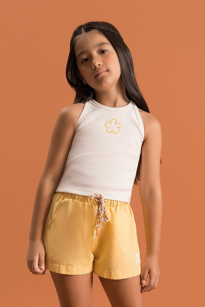 BUGBEE NIÑA CONJ. DE SHORT BEIGE