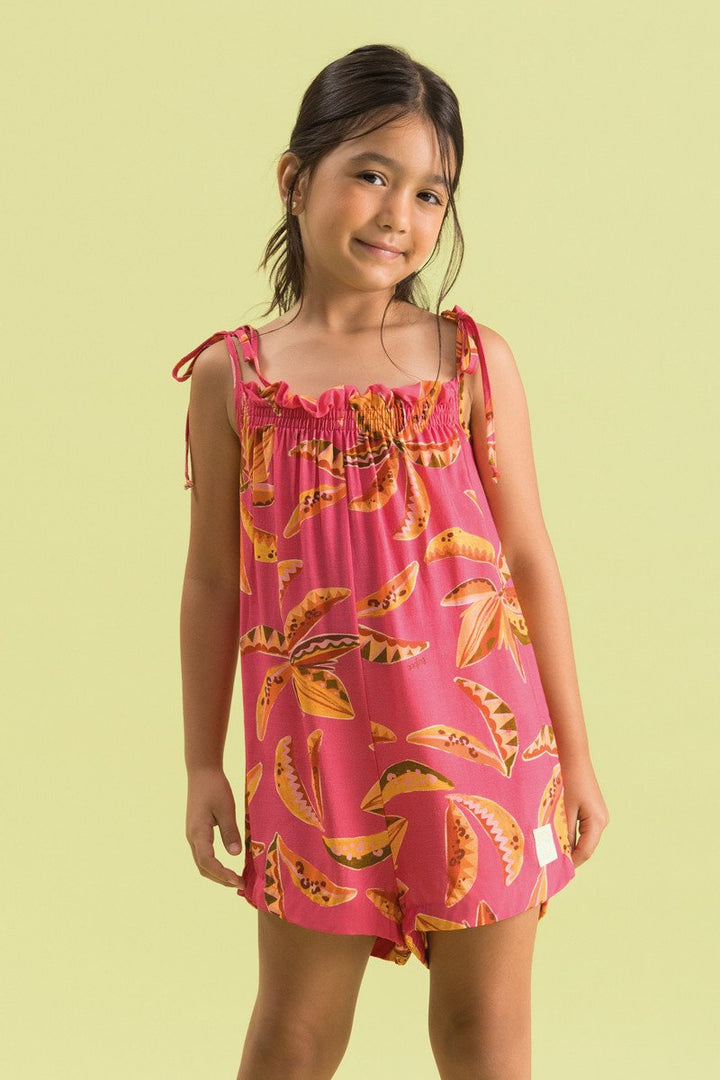 BUGBEE NIÑA OVEROL ESTAMPADO FLORAL