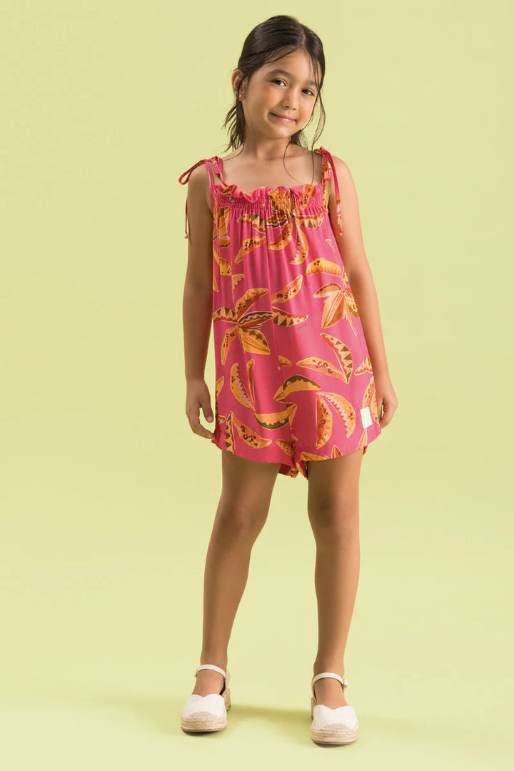 BUGBEE NIÑA OVEROL ESTAMPADO FLORAL