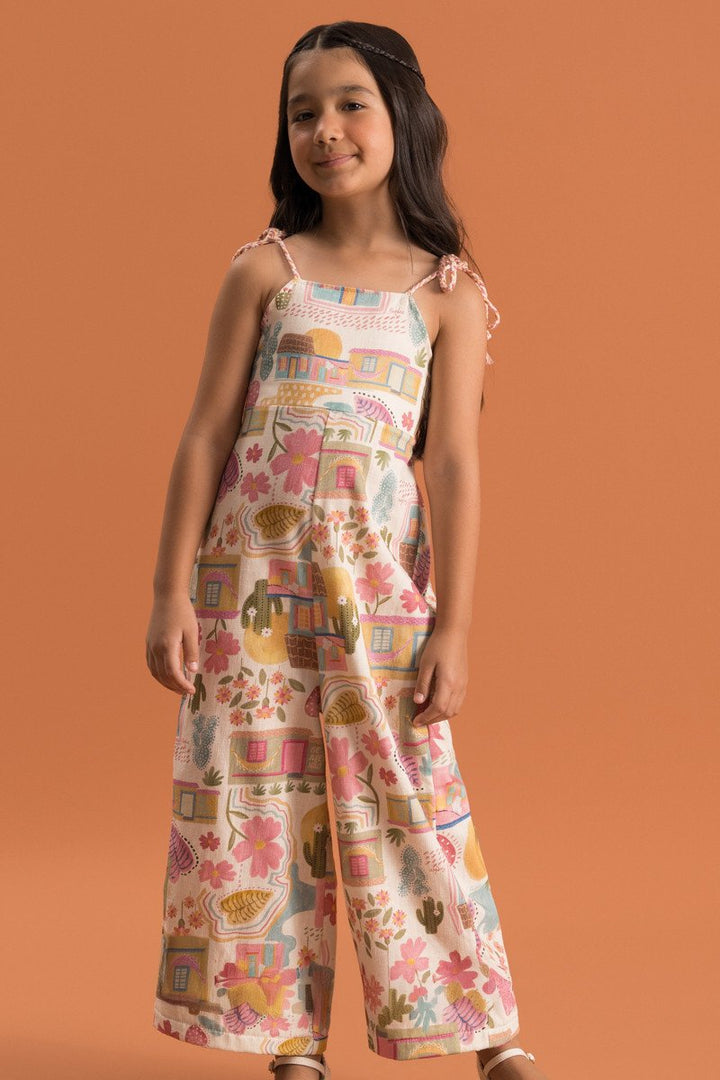 BUGBEE NIÑA ENTERIZO MARRON