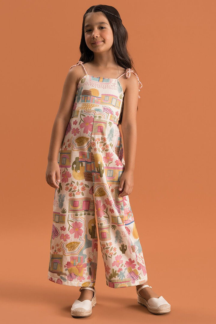 BUGBEE NIÑA ENTERIZO MARRON