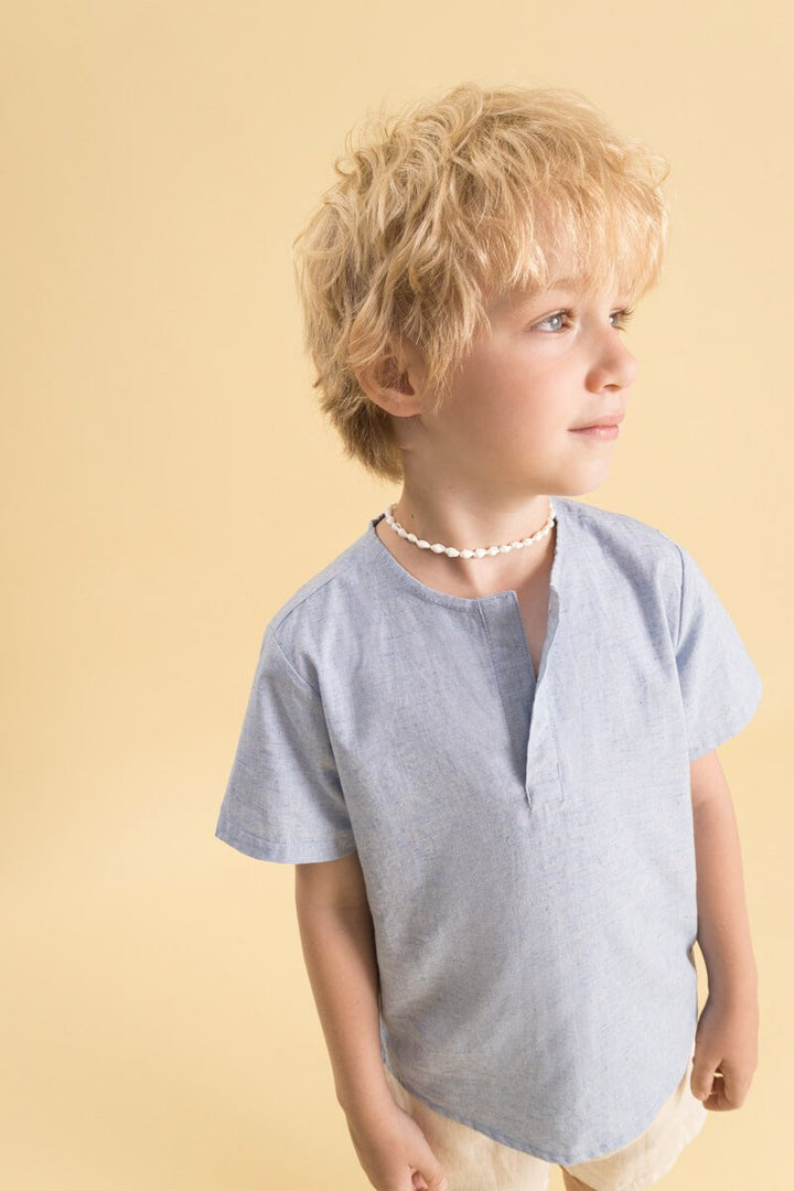 BUGBEE NIÑO CONJ. DE SHORT AZUL BRIGHT