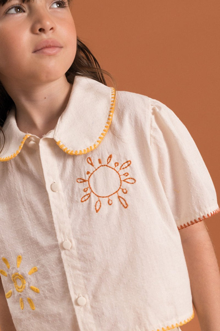 BUGBEE NIÑA BLUSA JAQUINETTE NEW OFF