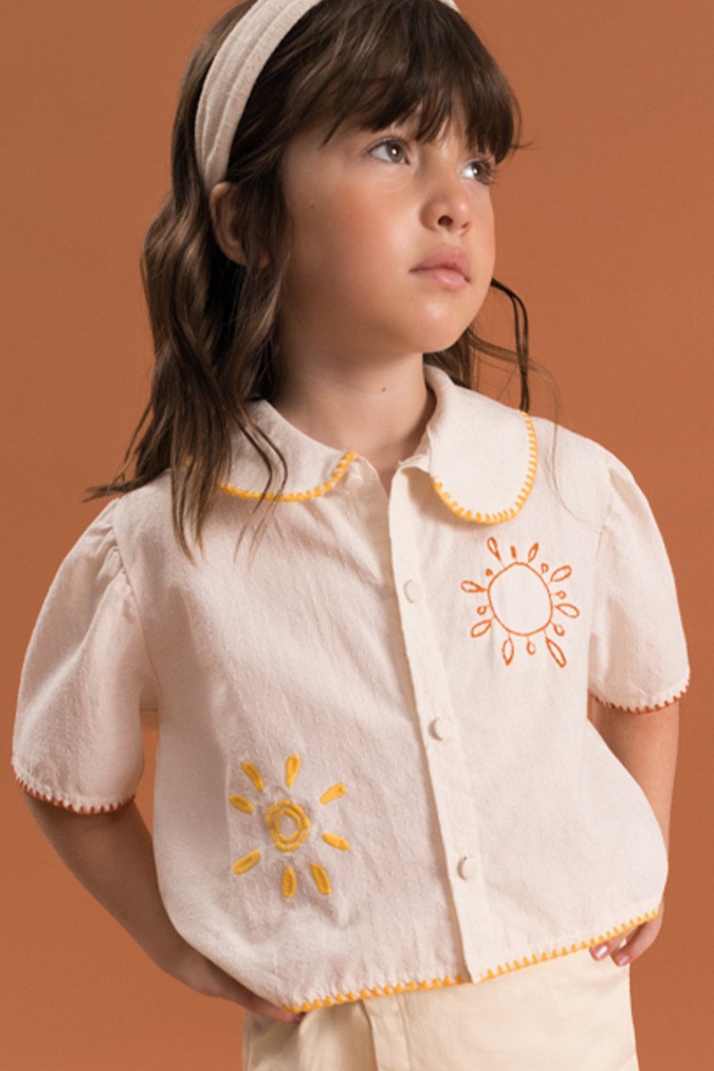 BUGBEE NIÑA BLUSA JAQUINETTE NEW OFF