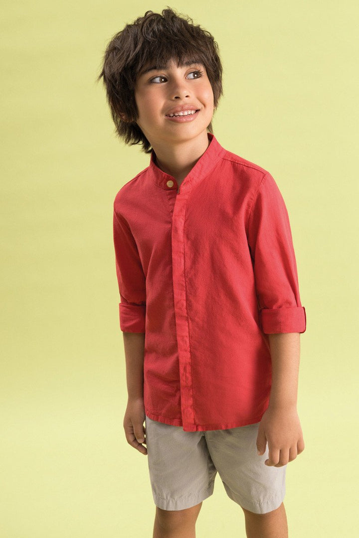 BUGBEE NIÑO CAMISA ROJO