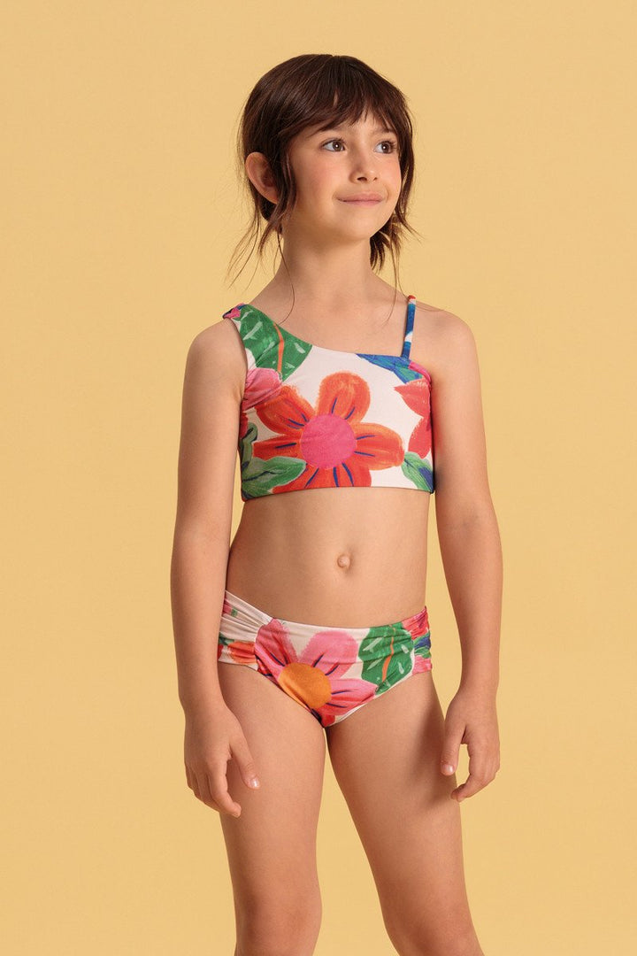 BUGBEE NIÑA VESTIDO DE BAÑO FLORAL