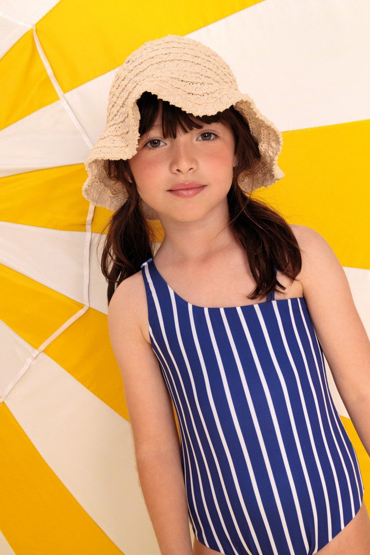 BUGBEE NIÑA VESTIDO DE BAÑO AZUL