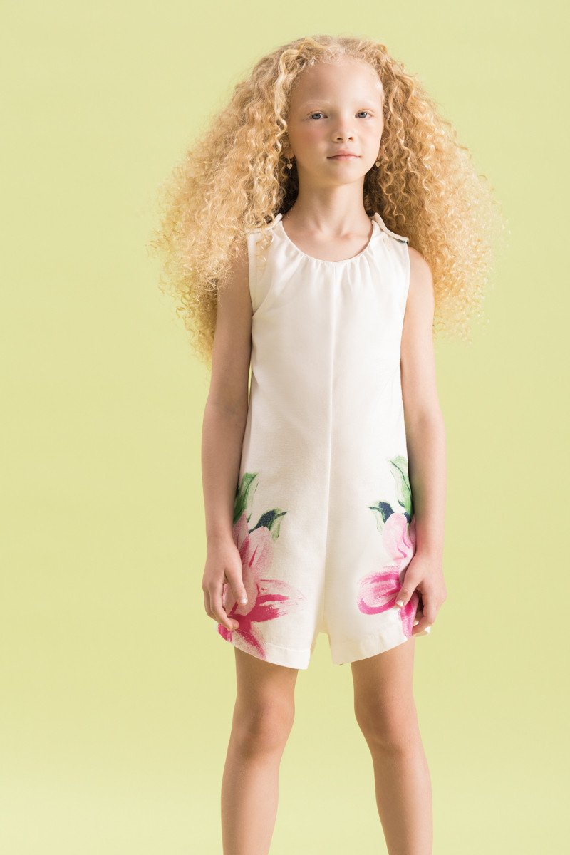 BUGBEE NIÑA ENTERIZO BEIGE