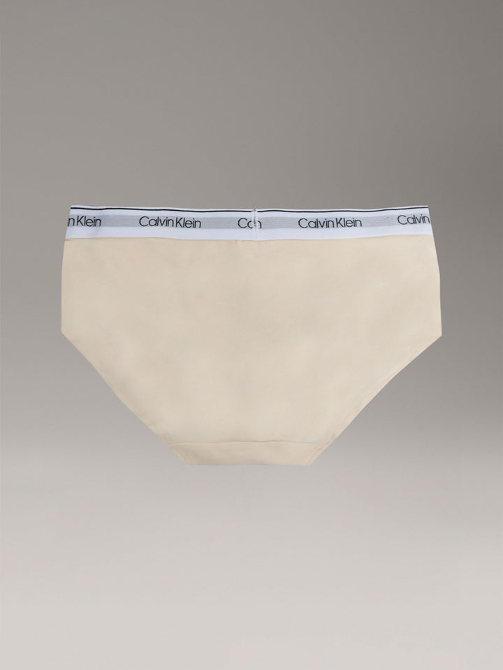 CALVIN KLEIN NIÑA PANTY HIPSTER SAND/HONEY ALMOND/BUFF BEG 3PCS