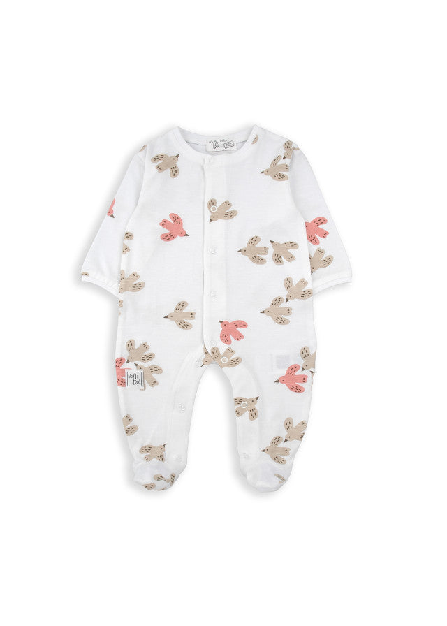 BABY BOL BEBE NIÑA PIJAMA ESTAMPADO BEIGE