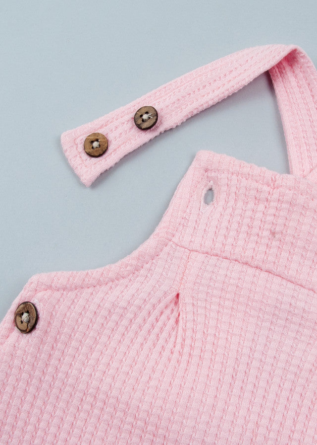 BABY BOL BEBE NIÑA OVEROL ROSA