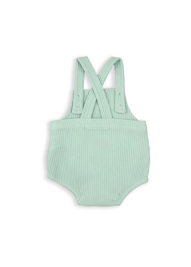 BABY BOL BEBE NIÑA OVEROL VERDE AGUA