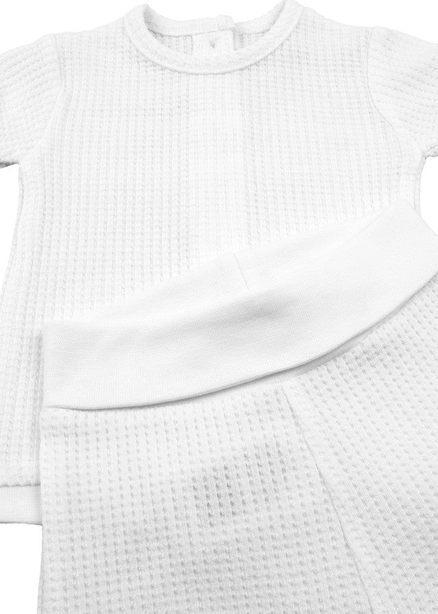 BABY BOL BEBE NIÑA CONJ DE SHORT BLANCO