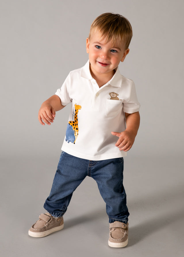 Mayoral Pantalon Jogger Soft Denim Oscuro para Niño