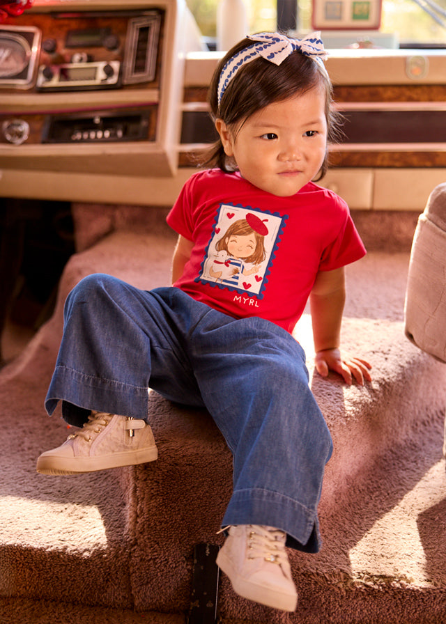 Mayoral Pantalon Fluido Oscuro para Niña