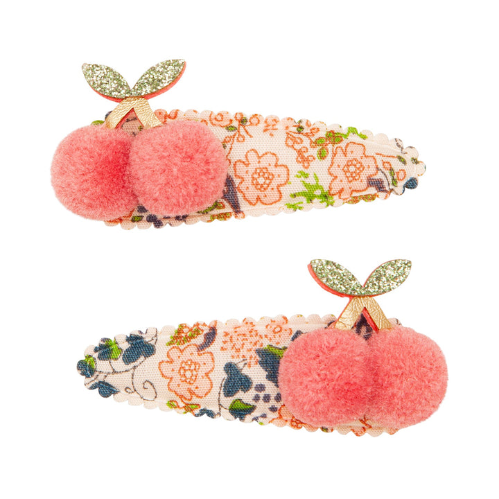 MIMI & LULA NIÑA GANCHO FLORAL POM POM CHERRIY