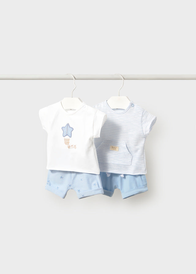Mayoral Conjunto De Pantalon 4pcs Cielo para Bebé Niño