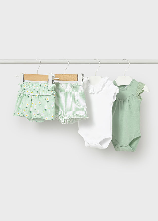 Mayoral Conjunto De Short 2pcs Alga para Bebé Niña