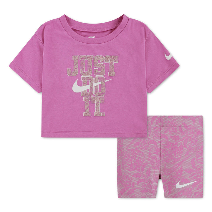 NIKE BEBE NIÑA CONJ. DE FALDA NKG LACE IT UP BIKE LIGHT MAGENTA