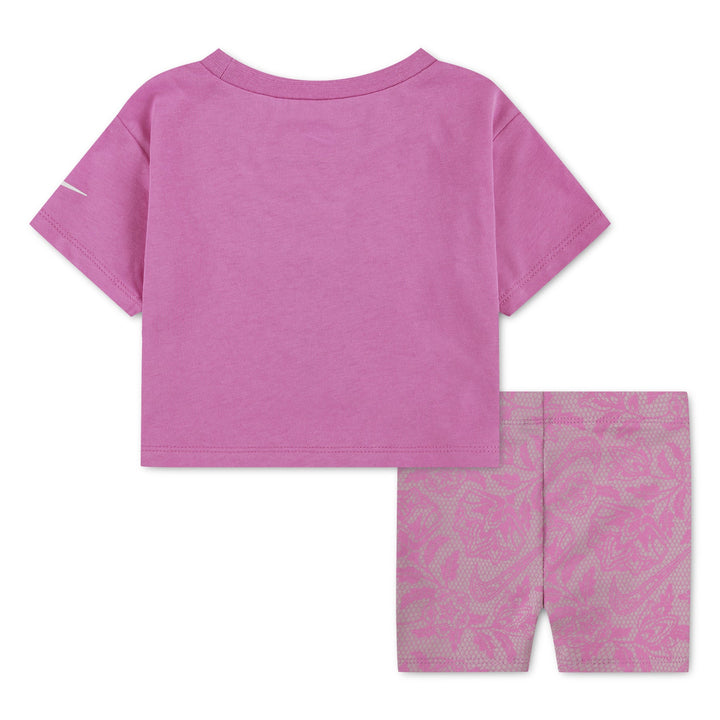 NIKE BEBE NIÑA CONJ. DE FALDA NKG LACE IT UP BIKE LIGHT MAGENTA
